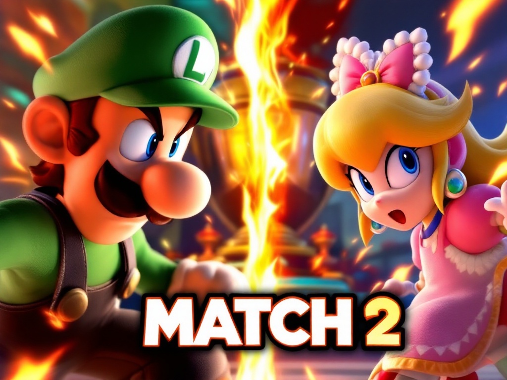 Thumbnail for Luigi vs Daisy - Super Bowser Cup